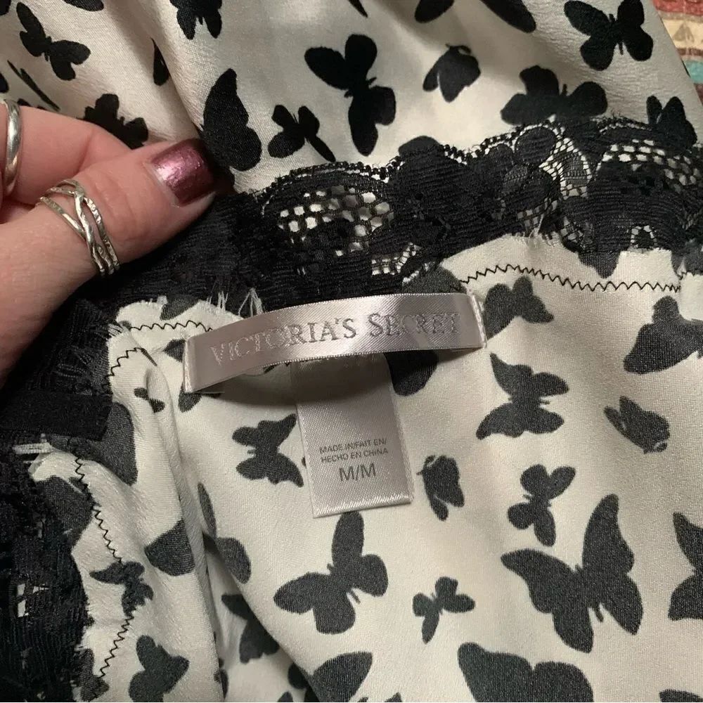 Victoria Secret Butterfly Slip Dress Medium - Picture 2 of 7